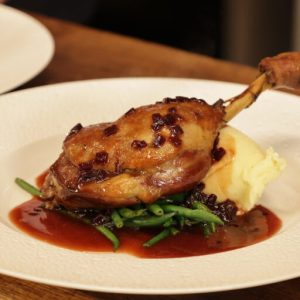 Cuisse de canard gras confite