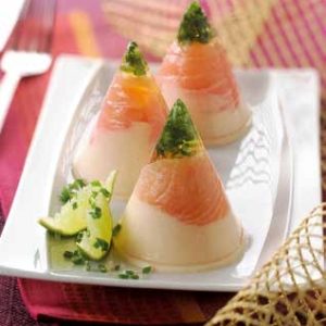 Cornet de saumon