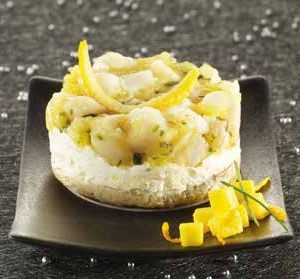 Noix de Saint-Jacques façon tartare