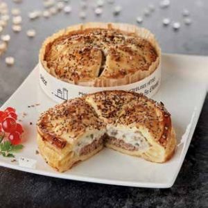 Tourte canard champignons forestiers