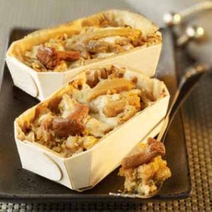 Gratin de légumes d’antan & girolles