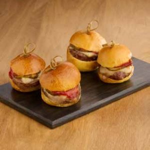 6 Mini-burgers au bœuf et comté